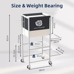 Double Layer Yoga Storage Rack Home Gym Organizer Metal Equipment Holder New