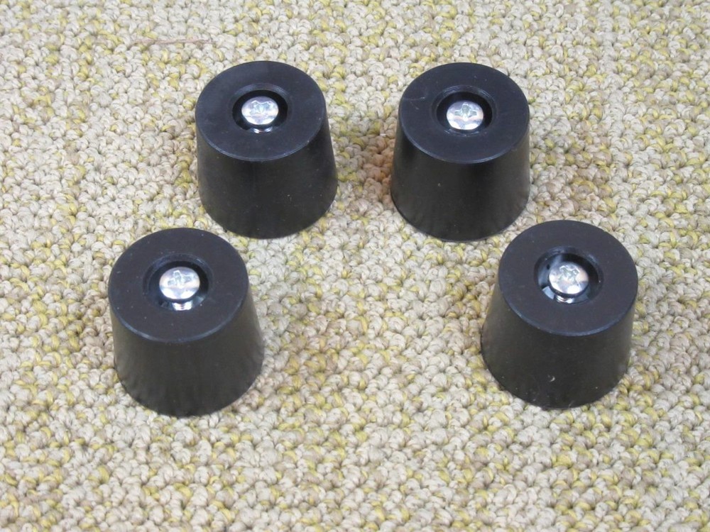 *BRAND NEW* AEROPILATES STAMINA RUBBER FEET 1″ TALL (SET of 4) ~ READY TO SHIP