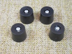 *BRAND NEW* AEROPILATES STAMINA RUBBER FEET 1″ TALL (SET of 4) ~ READY TO SHIP