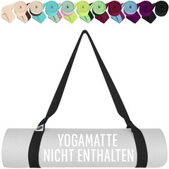 Premium Yoga Mat Sling Strap – Extra Soft & Thick Cotton – Skin Friendly…