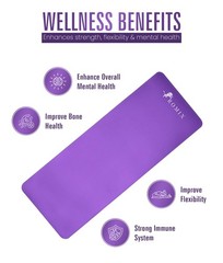 72″x24″ NonSlip Thick 2/5 Inch 10mm Yoga Mat For Men Women Carry Bag Strap