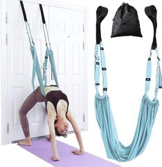 Yoga Stretching Strap, Adjustable Leg Waist Back Stretch Band, Anti-Inversion…
