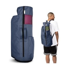 Large Expandable Yoga Bag for Mat and Blocks – Yoga Mat Bag for Women and Men…