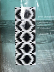 Peace + Pose 4mm Yoga Mat Black / White Lightweight Easy Clean Non Slip – NEW