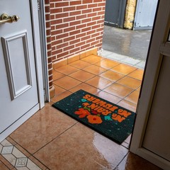 Doormat Outdoor Tables Doormat Coconut with Non Slip PVC Backing…