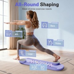 Pilates Board – Pilates Reformer Set, Multi-Purpose Foldable Pilates Reform