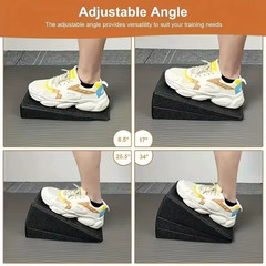 3Pcs Yoga Wedge Stretch Slant Boards Adjustable Bricks Squat Wedge Blocks for Ex