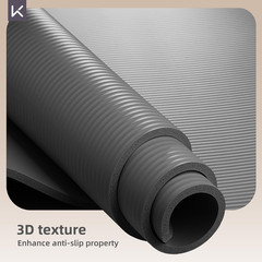 KEEP Extra Thick NBR Yoga Mat for Women & Men, 10Mm Thick, 72”X32” Large Exercis
