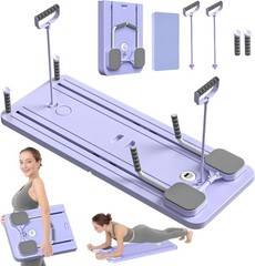 Pilates Reformer Set Multi-Purpose Foldable 5 in1 Foldable Pilates Sliding Board