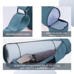Yoga Mat Bag Carrier – Multi-Functional Gym Mat Bag with Water Bottle Pocket …