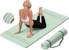 Large Yoga Mat-72’x36’x0.4’ Extra Width ＆ Thick, Comfortable, Non-Slip Mat