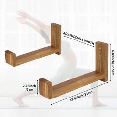 Yoga Mat Holder Wall Mount Yoga Mat Storage Rack,Wall Shelf Organizer, Foam R…