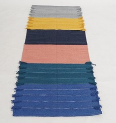 Yoga Mat Thick Non Slip Organic Cotton Exercise Workout Mat Pilates Rug 2×6 FT