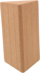 Cork Yoga Brick 7.87X4.72X4.72In Triangle Shape for Yoga Training and Dancing Fi