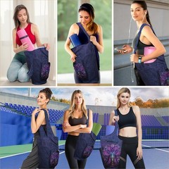Yoga Mat Bags for Women Fit Large Capacity Gym Mats Blocks with Waterproof We…