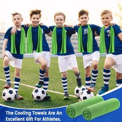 Hosuly 50 Pack Cooling Towels, 40″x12″ Yoga Towels Ice Breathable Soft Chilly…