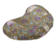 Maji Sports Halfmoon Zafu Yoga Meditation Pillow w 100% Cotton Cover
