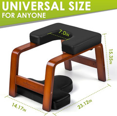 BODY RHYTHM Yoga Headstand Bench, Yoga Inversion Chair, Headstand Trainer for Re