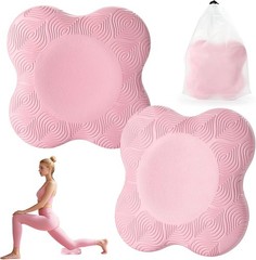 2 Pack Yoga Knee Pads Mat Set – Extra Thick Foam Kneeling Pad Cushion for Knees,