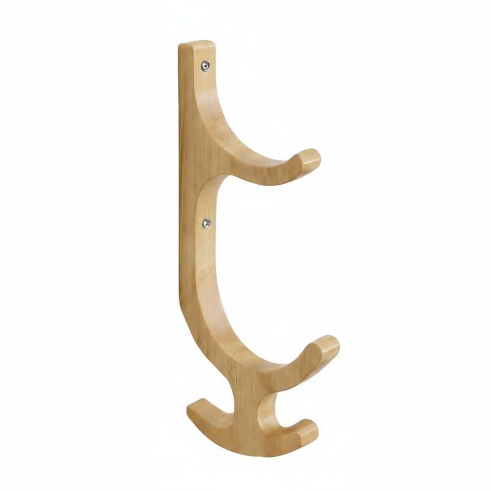 Exercise Mat Rack Built-in Hangers Exercise Storage Wooden