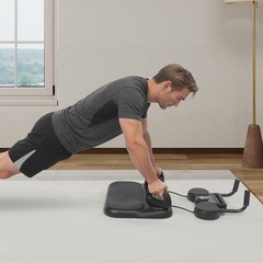 Multifunctional Abdominal Pilates Board for Home Workout Equipment With 8 Wheels