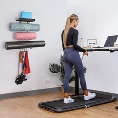 Yoga Mat Holder Accessories Wall Mount Organizer Storage Decor Foam Roller an…