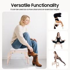 Yoga Headstand Bench Exercise Inversion Stool Workbench Upside Down Chair