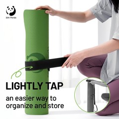 Yoga Mat Tape with Quick Release Firmly Rolled in Seconds 60x5cm Univer…