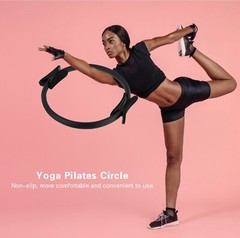 Home Pilates Magic Circle Resistance Yoga Ring – Exercise Fitness Body Trainer