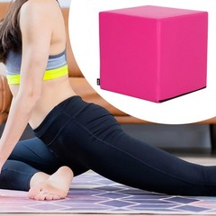 Yoga Block, Cube Stool Assistive Equipment for Stretching and Toning Lightweight