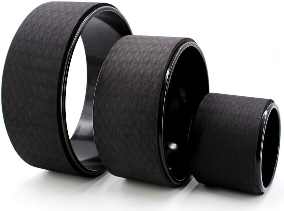 Brand New 3 Pack 6″ 10″ 12″ Shogun Yoga Wheel Roller Stretching Back Pain Relief