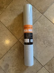 New Yoga Starter Kit 4Pc Set: Yoga Mat, Stretch Band, Ball+Pump