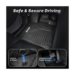OEDRO Upgraded Floor Mats Fit for Honda Odyssey 2011-2017, All Weather TPE 3 …