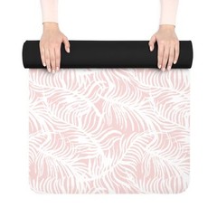 Peach Palms Rubber Yoga Mat