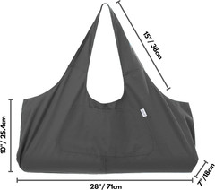 Bolsa grande para colchoneta y bloques de yoga portador de tapete de la mayoria