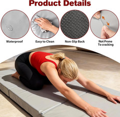 3 Inch Thick Yoga Mat 72 * 32 * 3 Inch Extra Thick Exercise Mats Non-Slip Workou