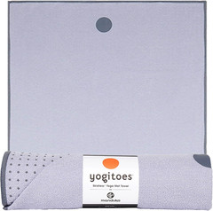 Manduka Yogitoes Hot Yoga Mat Towel – 71″ | Moisture Activated Grip | Patented S
