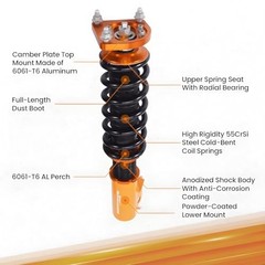 Coilovers for Ford Mustang GT/Base SN95 1994-2004, Height Mustang 1994-2004