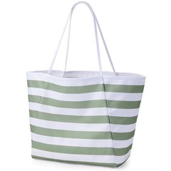 KALIDI Beach Tote Bag Women Large Waterproof Sandproof Shoulder Beauty Green