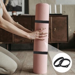 12Pcs Durable Nylon Yoga Mat Straps Adjustable Carrying Bands for Home Use