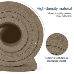 Gruper Thick Yoga Mat Non Slip, Large Size 72″ L 72 x 32 x 0.6 inches, Brown
