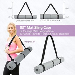 Lightweight Yoga Mat Sling – Adjustable, Heavy-Duty & Versatile for All Mats