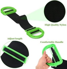 Lifting Moving Straps and 2PACK Grocery Bag Carrier Handle,1-Person Adjustable