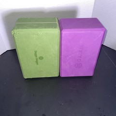 GAIAM Yoga Block Set of 2- Pack Purple | Durable Yoga Block for Balance