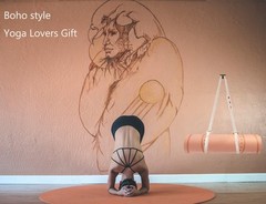 kiido Macrame Yoga Mat Carrying Strap [MAT NOT 71 inches length, Ivory