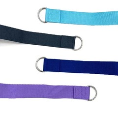 Yoga Strap Cotton 183cm Adjustable D Ring Belt Stretch Exercise Pilates