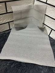 Multipurpose PVC grip mat Odor Free Hand Washable Grey Color Pack of 1 Free Pos