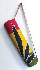 Hashish Leaf Yoga Mat Carrier Bags Hippie Mandala Cotton Bag With Shoulder Strap
