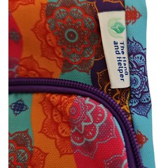Hand & Helper Yoga Mat Bag Multicolor Pockets Water Bottle Mesh Pockets READ