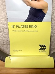 All In Motion Pilates Ring Yoga Wheel Black Exercise Resistance Fitness Circle